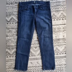 7 For All Mankind Straight Leg Flood Jeans